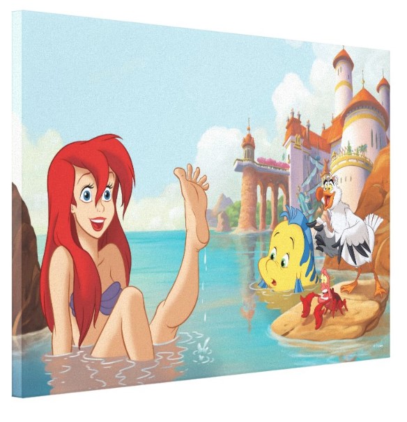 Ariel "I Dream Big" Canvas Print